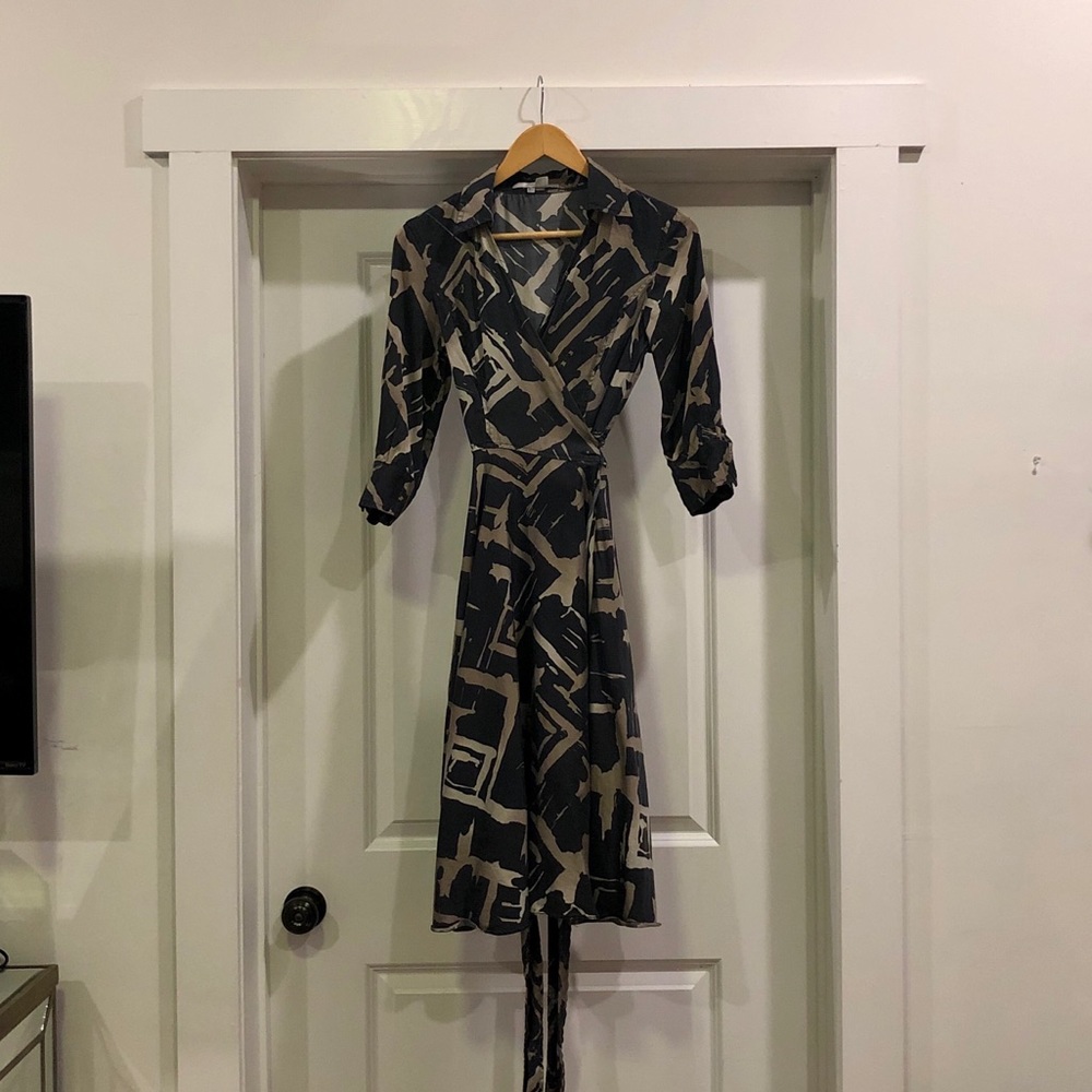 Zara Silk Wrap dress